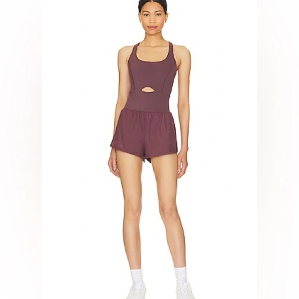 NWT FP Movement by Free People Righteous Runsie in Fig Size Medium